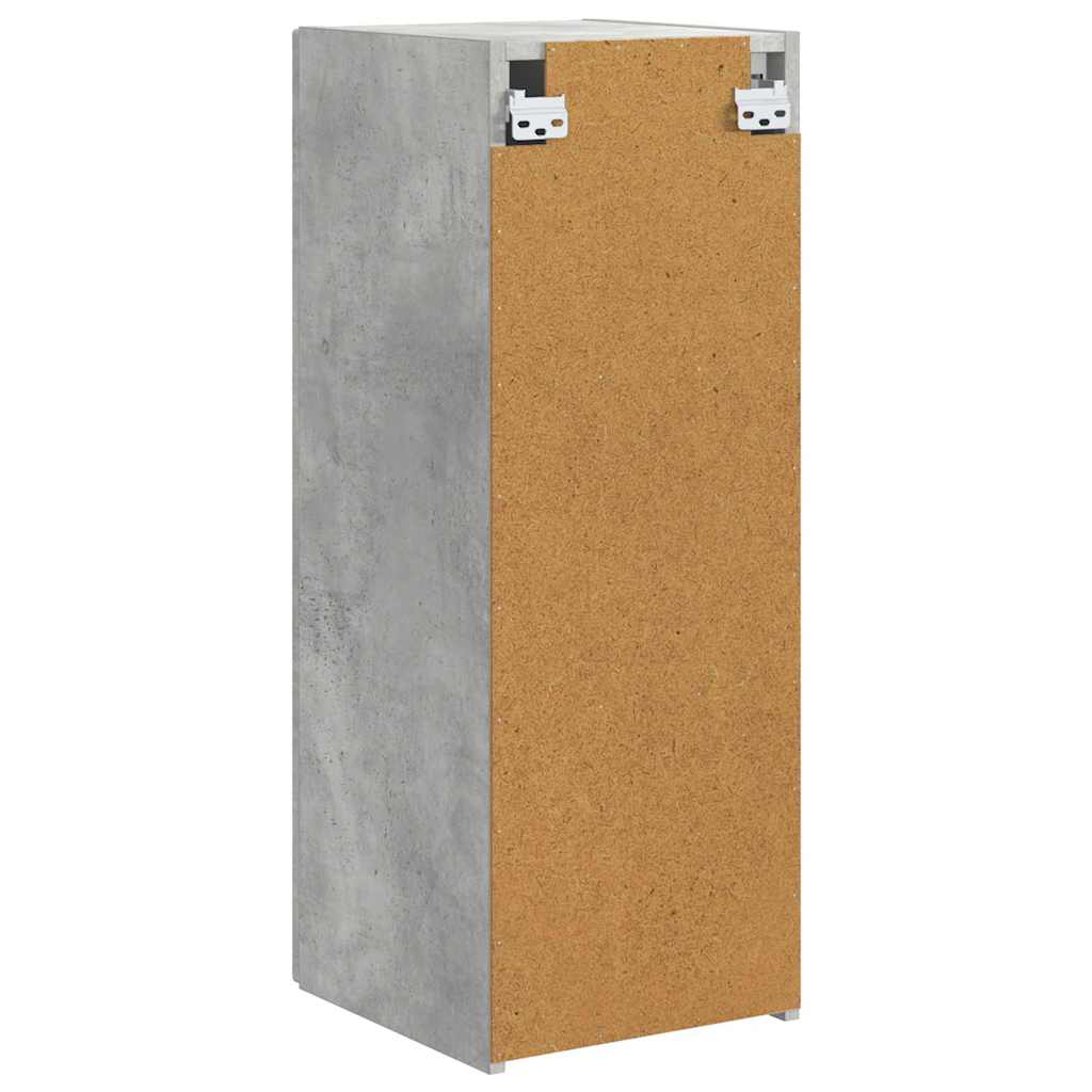 Dulap TV de perete Beton 30 x 31 x 80 cm Lemn compozit GartenMobel Dekor