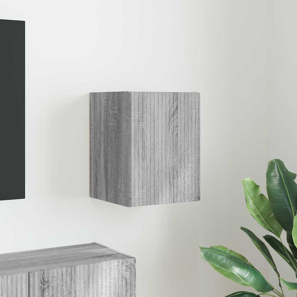 Dulap TV de perete Gri Sonoma 30 x 31 x 40 cm Lemn compozit GartenMobel Dekor