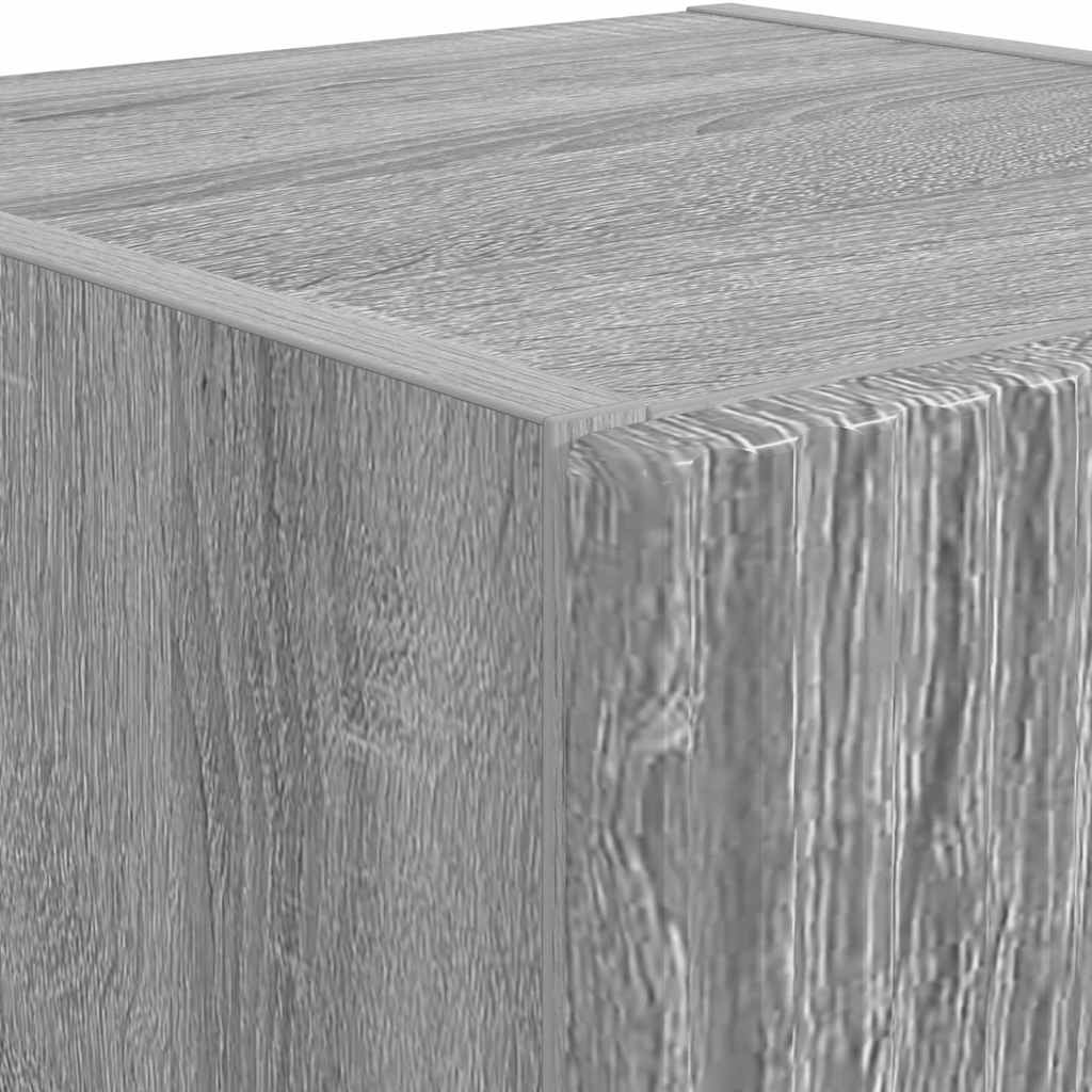 Dulap TV de perete Pe perete 2 pcs Gri Sonoma 30 x 31 x 100 cm GartenMobel Dekor