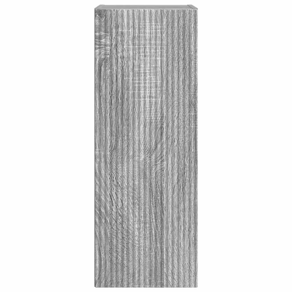 Dulap TV de perete Pe perete 2 pcs Gri Sonoma 30 x 31 x 80 cm GartenMobel Dekor