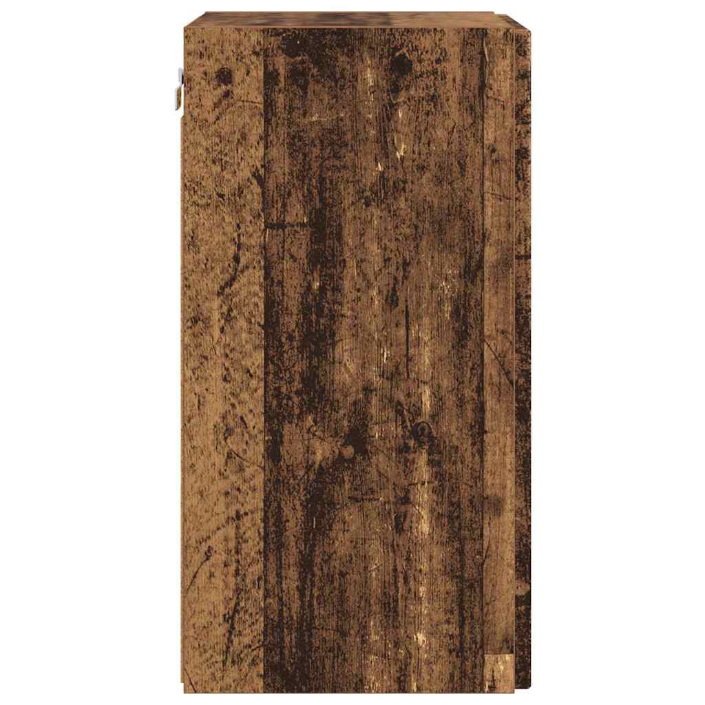 Dulap TV de perete Pe perete 2 pcs Lemn Vechi 30 x 31 x 60 cm GartenMobel Dekor