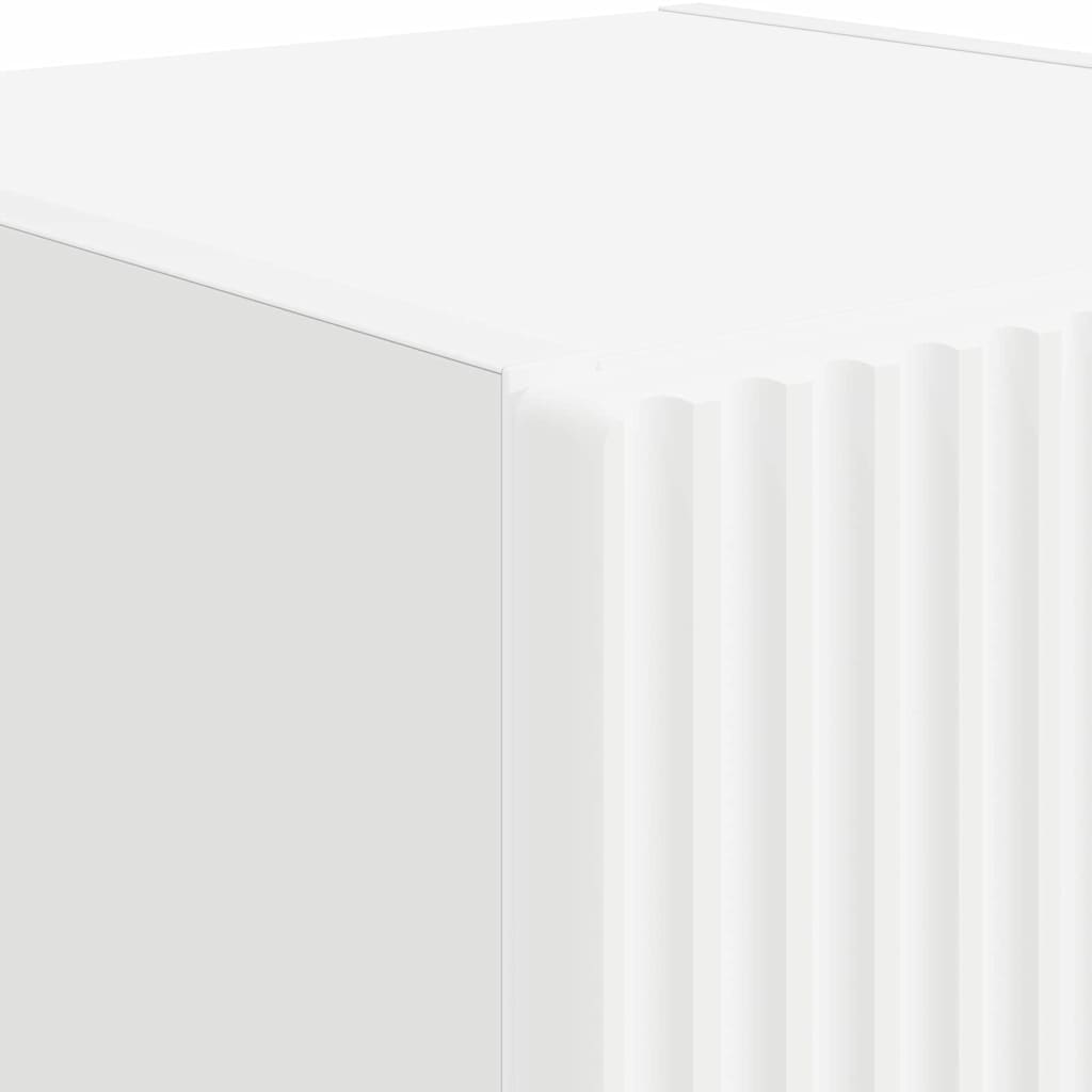 Dulap TV de perete Pe perete Alb 30 x 31 x 60 cm Lemn compozit GartenMobel Dekor