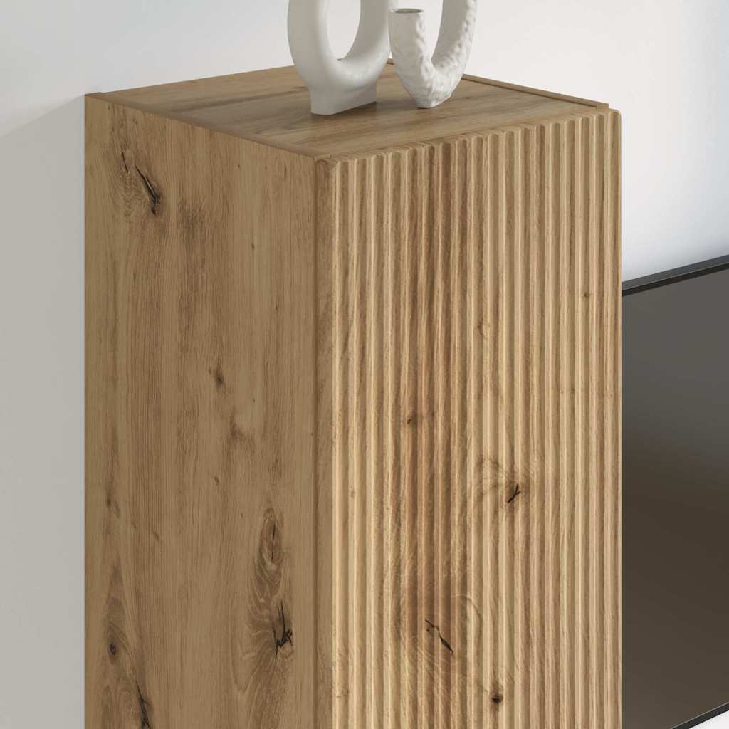 Dulap TV de perete Pe perete Stejar artizanal 30 x 31 x 100 cm GartenMobel Dekor