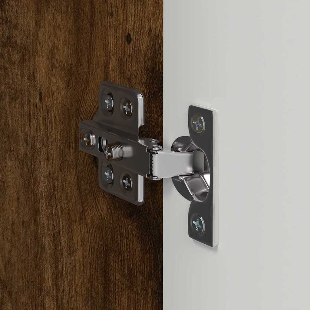 Dulap TV de perete Pe perete Stejar fumuriu 30 x 31 x 100 cm GartenMobel Dekor