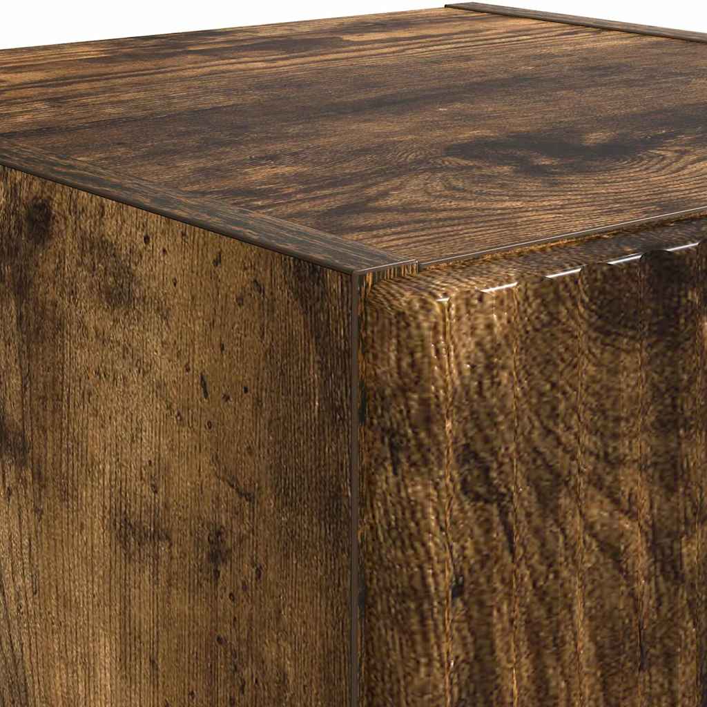 Dulap TV de perete Pe perete Stejar fumuriu 30 x 31 x 100 cm GartenMobel Dekor