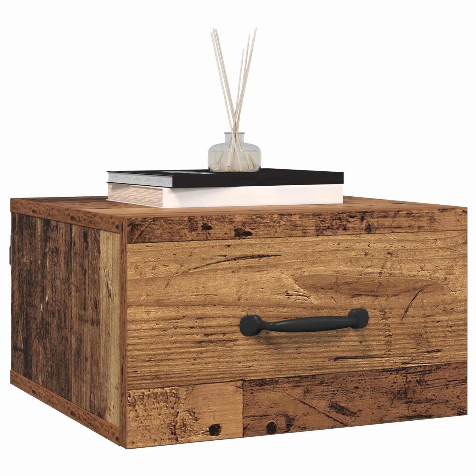 Dulap de noapte Lemn Vechi 35 x 35 x 20 cm Lemn compozit GartenMobel Dekor