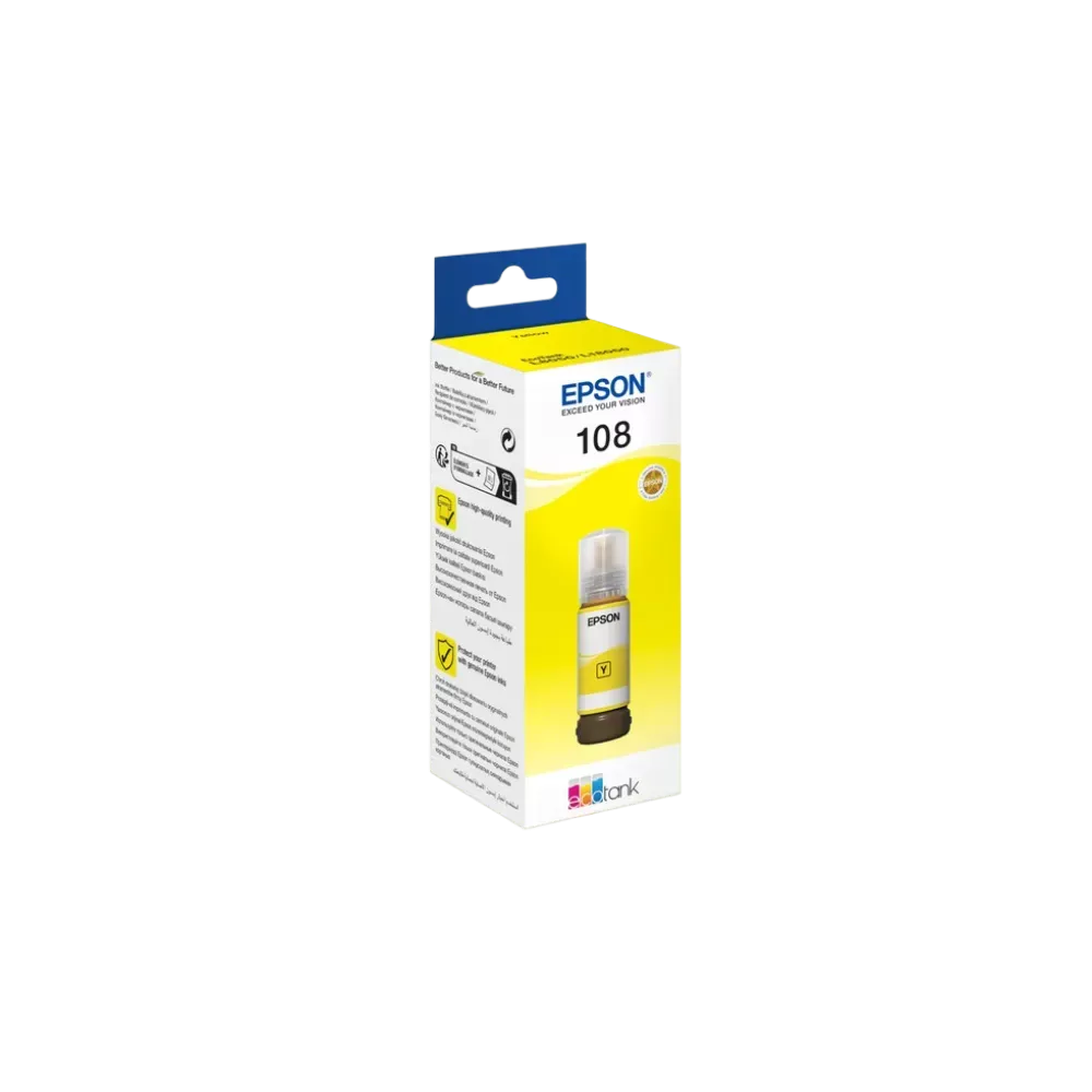 Cerneala originala epson 108 ecotank, yellow, 70 ml MultiMark GlobalProd