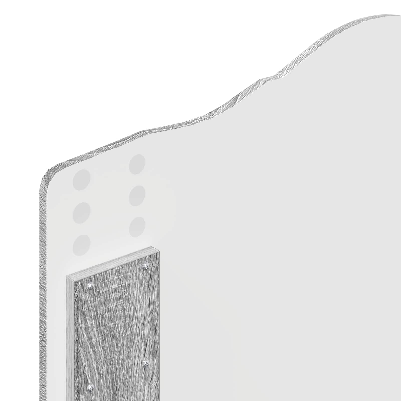 Cadru de pat cu sertar Gri Sonoma 75 x 190 cm Lemn compozit GartenMobel Dekor