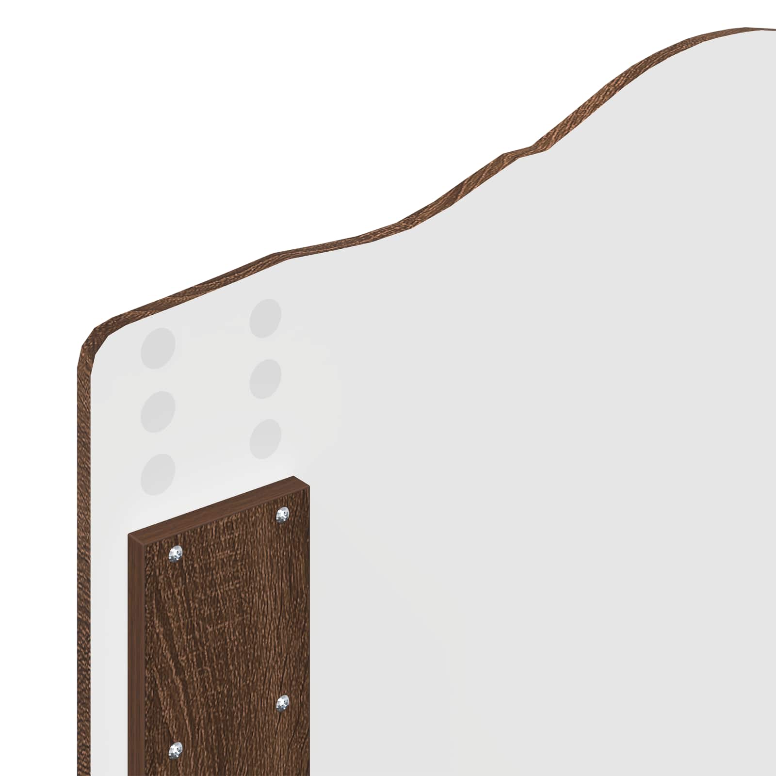 Cadru de pat cu sertar Stejar închis 75 x 190 cm Lemn compozit GartenMobel Dekor