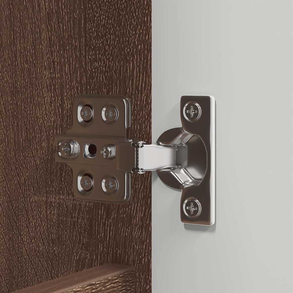 Dulap cu oglindă pentru baie Stejar închis 60 x 20 x 60 cm GartenMobel Dekor