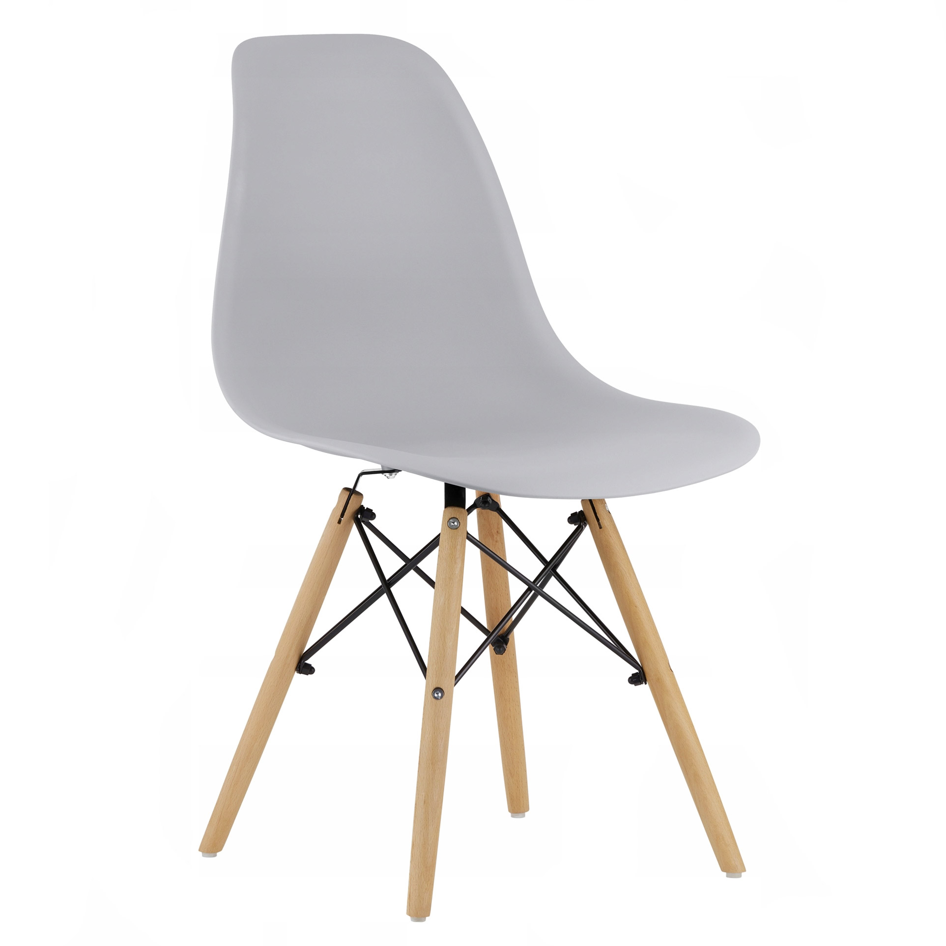 Scaun dining Scandinav pentru bucatarie, 38x42x82cm, gri Household NewTrend