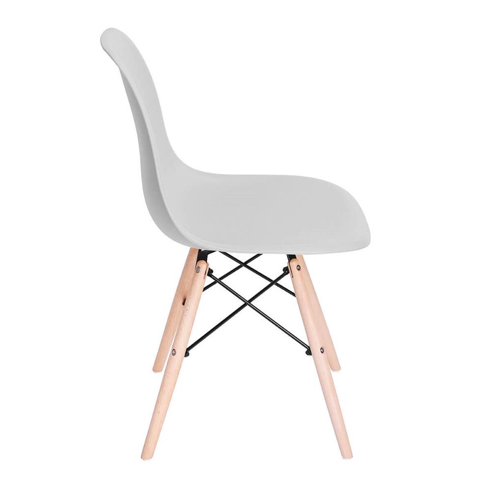 Scaun dining Scandinav pentru bucatarie, 38x42x82cm, gri Household NewTrend