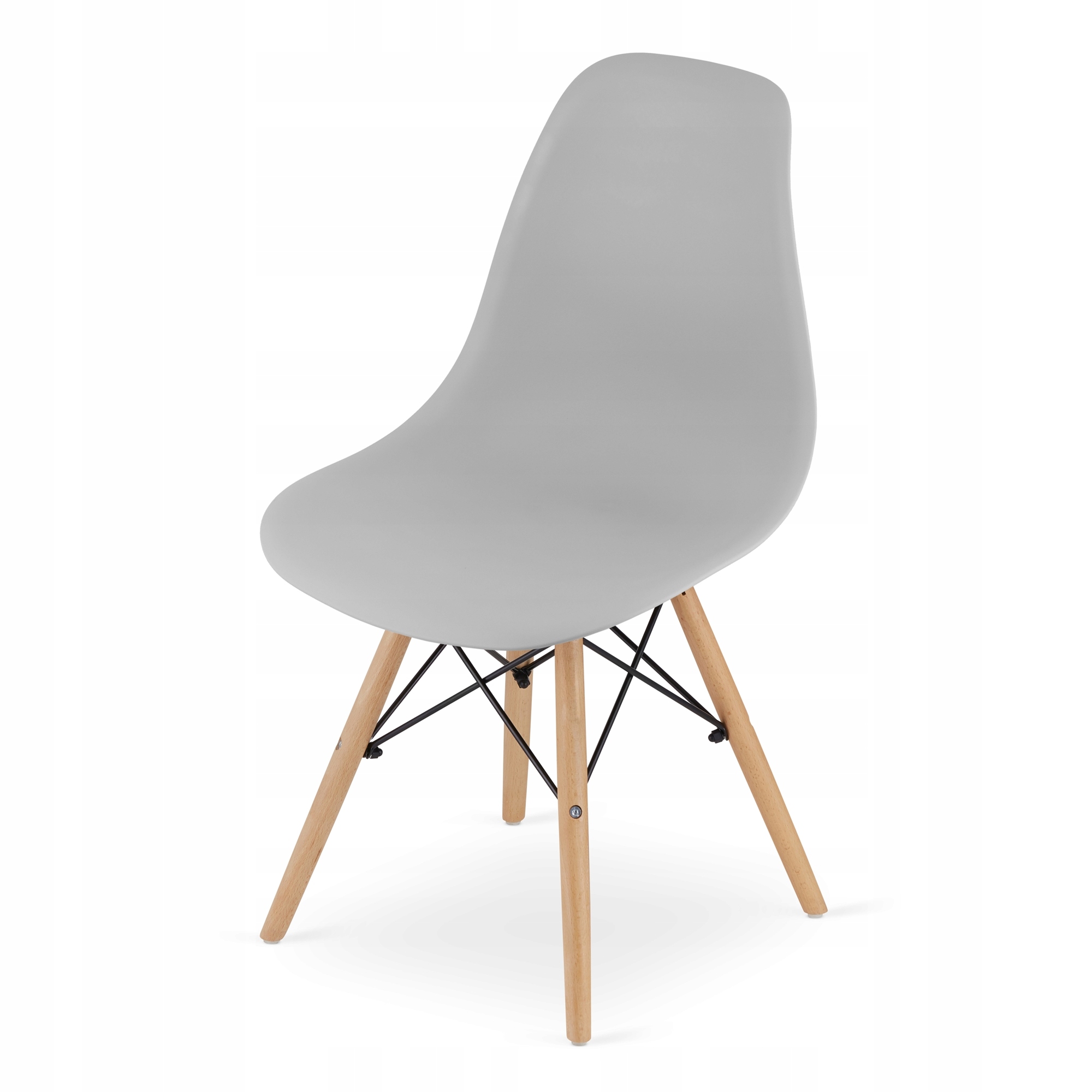 Scaun dining Scandinav pentru bucatarie, 38x42x82cm, gri Household NewTrend