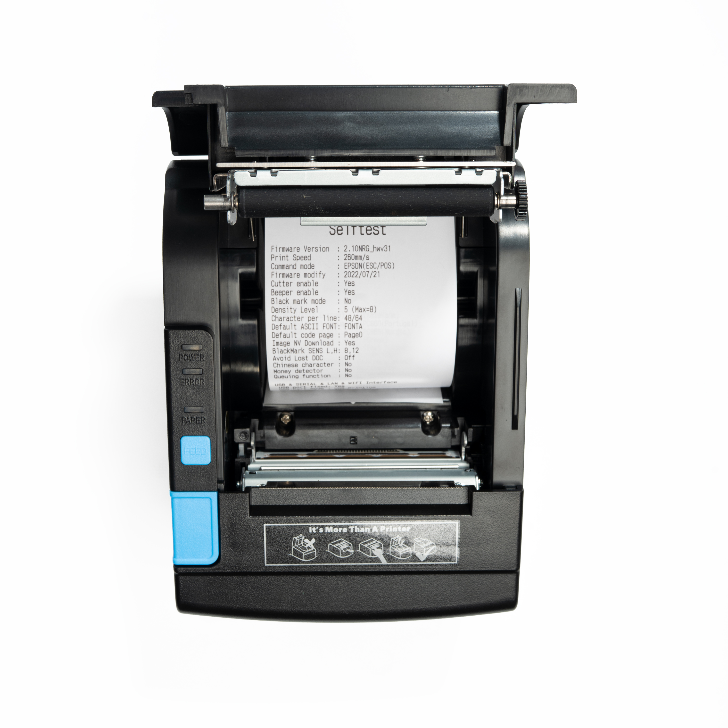 Imprimanta termica pentru chitante, bonuri, HoReCa, OptimX Pro H906, 80mm, viteza de printare 260mm/s, USB, LAN, Serial, WiFi NewTechnology Media