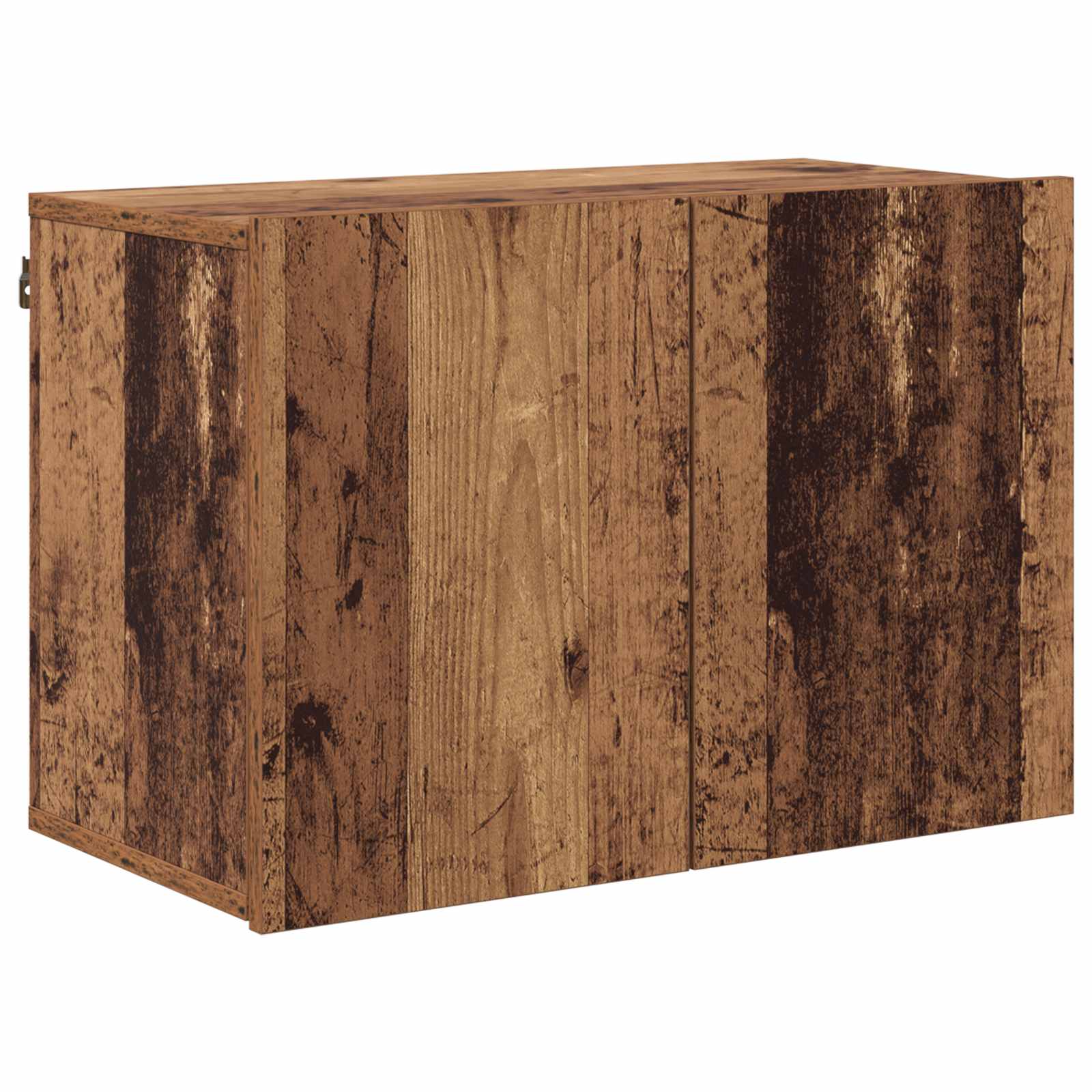 Unitate TV de Perete Pe perete 5 pcs Lemn Vechi Lemn compozit GartenMobel Dekor