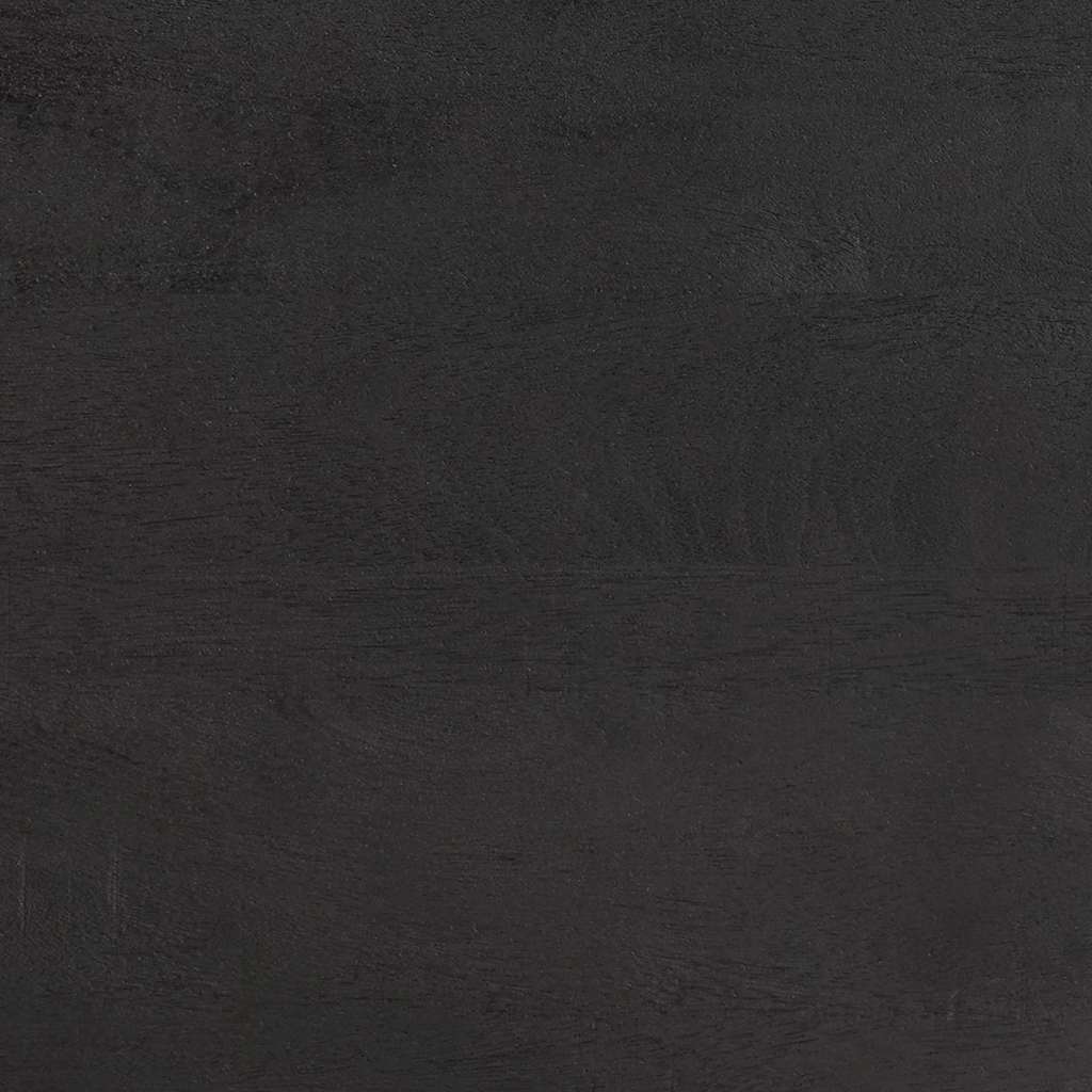 Masă de cafea Negru 80 x 50 x 40 cm Lemn de mango solid GartenMobel Dekor