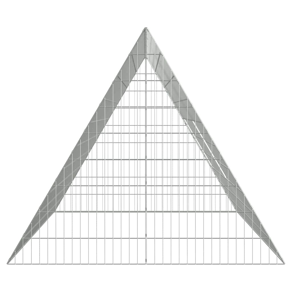 Custodie pentru iepuri Argintiu 215 x 100 x 85 cm GartenMobel Dekor