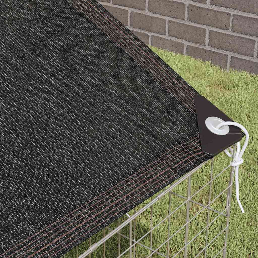 Custodie pentru iepuri Argintiu 400 x 78 x 78 cm GartenMobel Dekor