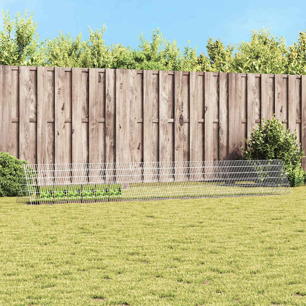 Custodie pentru iepuri Argintiu 650 x 55 x 55 cm GartenMobel Dekor