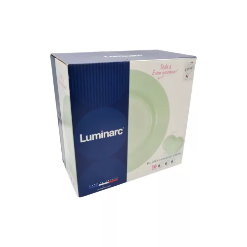 Set veselă PLUMI 18 piese – Paradise Green Handy KitchenServ