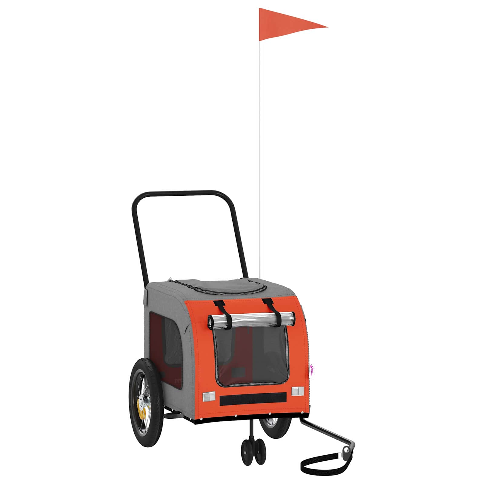 Remorcă de bicicletă pentru animale de companie cu depozitare GartenMobel Dekor