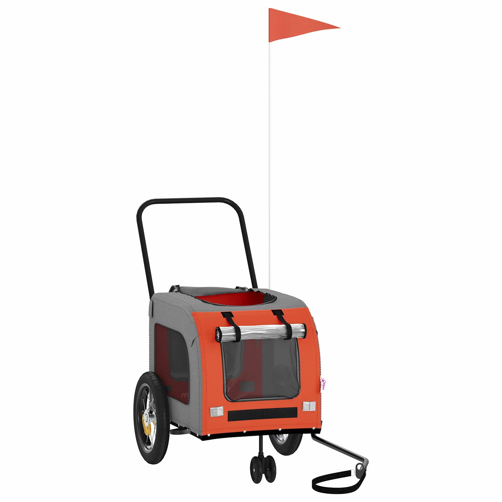 Remorcă de bicicletă pentru animale de companie cu depozitare GartenMobel Dekor