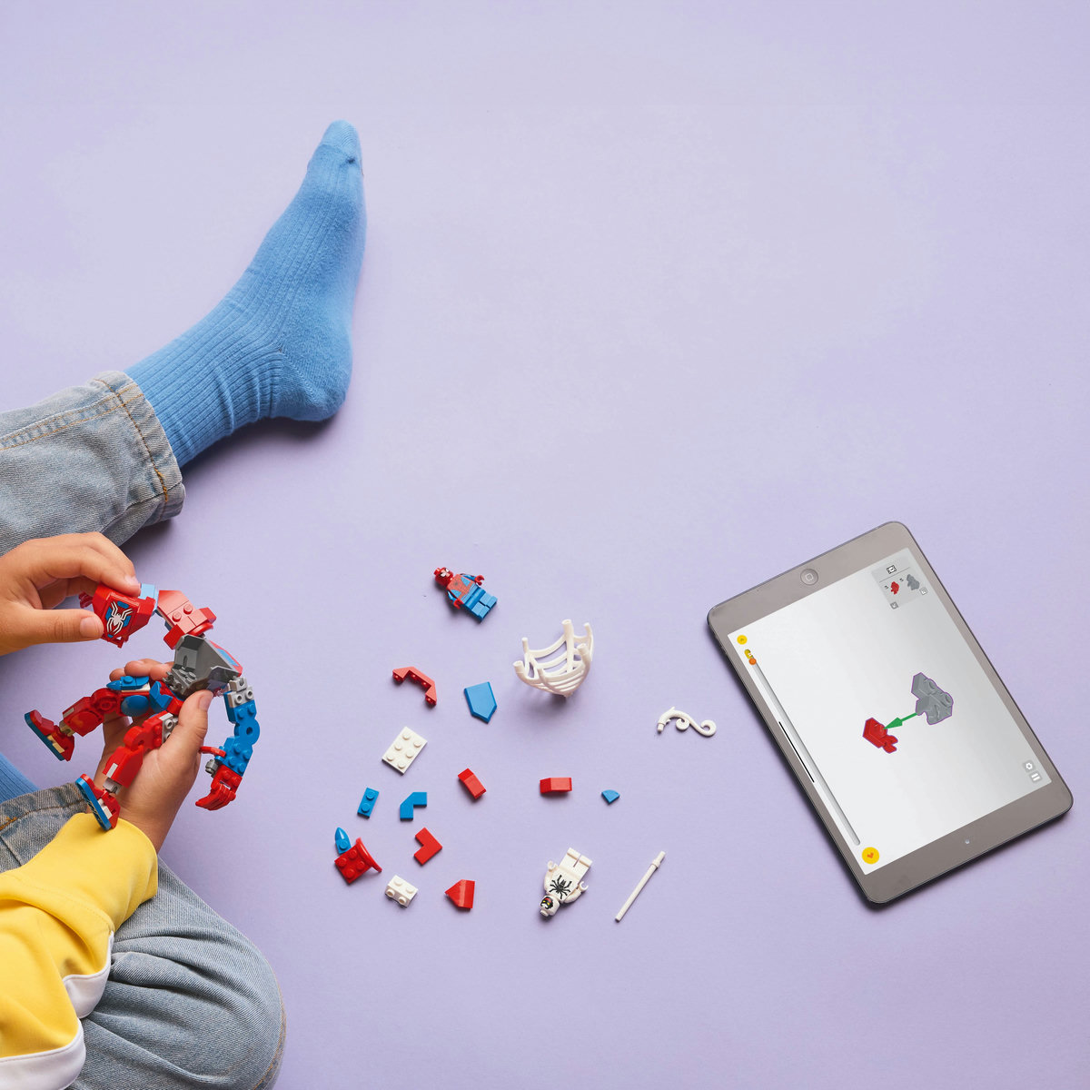 LEGO Robotul Omul Paianjen vs. Anti-Venom Quality Brand