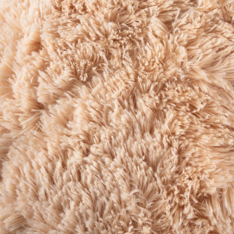 Jucarie plusata catel urias, foarte moale si pufoasa, 60x50 cm, maro Household NewTrend