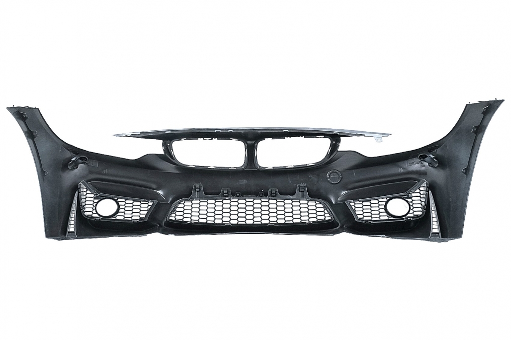 Bara Fata cu Grile si Aripi Laterale & Capota BMW Seria 4 F32 Coupe F33 Cabrio F36 Gran Coupe (2013-2017) M4 Design Performance AutoTuning