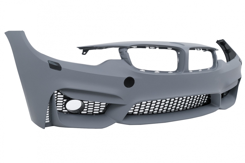 Bara Fata cu Grile si Aripi Laterale & Capota BMW Seria 4 F32 Coupe F33 Cabrio F36 Gran Coupe (2013-2017) M4 Design Performance AutoTuning