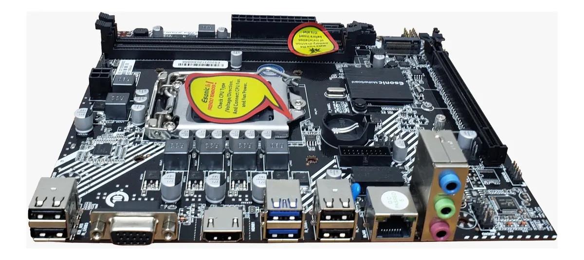 Placa de baza NOUA, ESONIC H310CDA1, Socket 1151 mATX, Shield, Suporta CPU Gen 6 / 7 / 8 / 9 NewTechnology Media