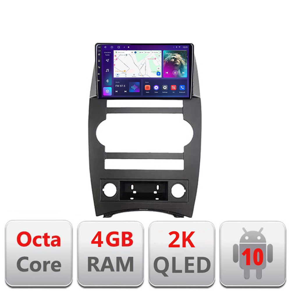 Navigatie Jeep Commander Android ecran Qled 2K Octa core 4+32 Kit-commander+EDT-E409-2K CarStore Technology