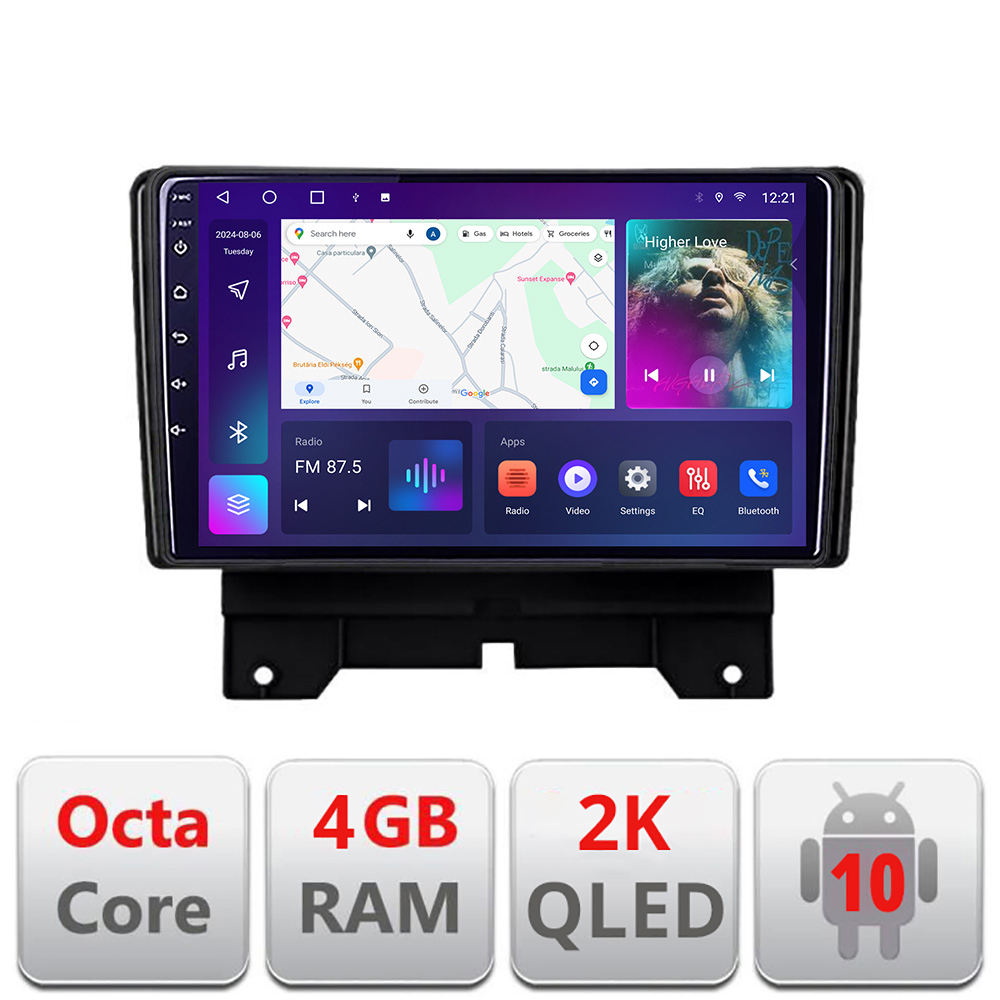 Navigatie Range Rover Sport 2005-2010 Android Octa Core Ecran 2K QLED GPS 4G 4+32GB 360 kit-sport08+EDT-E409-2K CarStore Technology