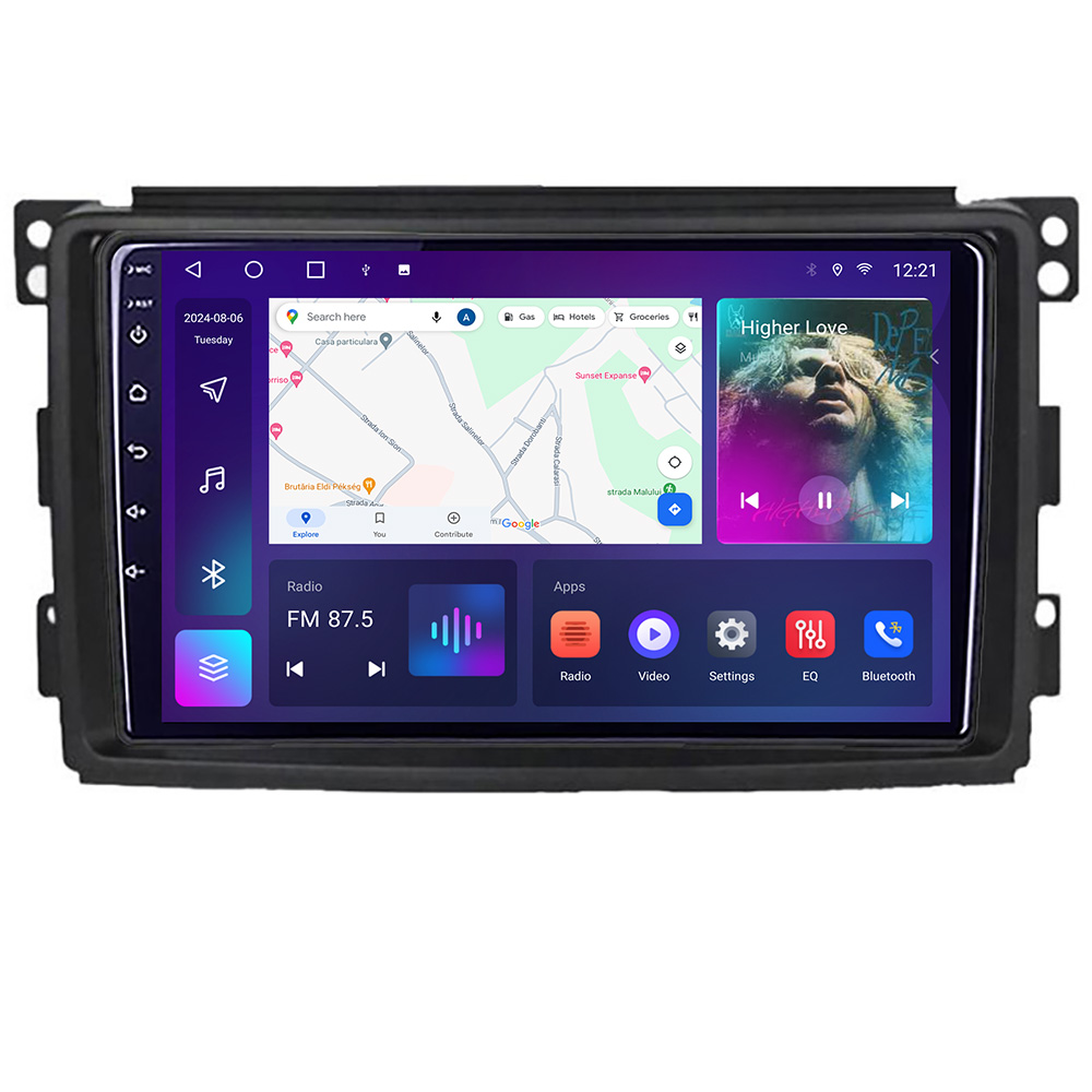Navigatie Smart 2005-2010 C-SMART05 Android Octa Core Ecran 2K QLED GPS 4G 4+32GB 360 KIT-smart05+EDT-E409-2K CarStore Technology