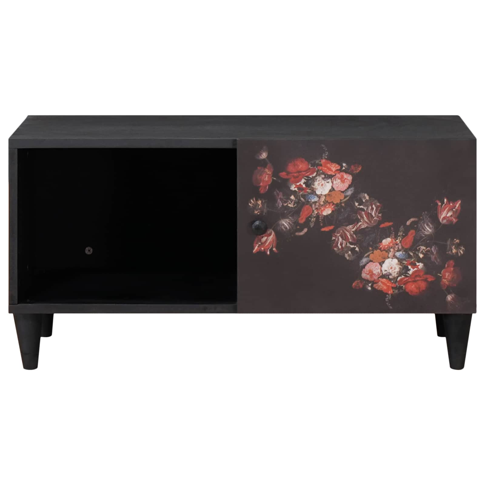 Masă de cafea Multicolour 80 x 50 x 40 cm Lemn de mango solid GartenMobel Dekor