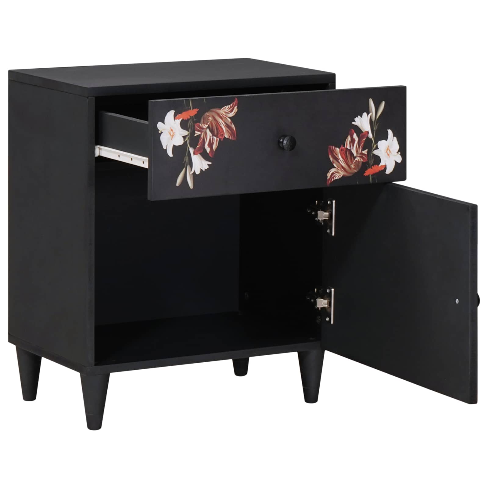 Noptieră Multicolour 50 x 33 x 60 cm Lemn de mango solid GartenMobel Dekor