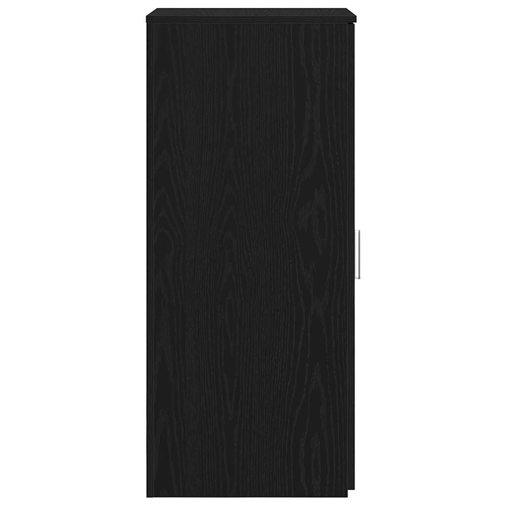 Dulap de depozitare negru 40x45x103,5 cm, lemn stratificat GartenMobel Dekor