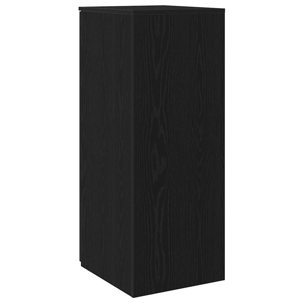 Dulap de depozitare negru 40x45x103,5 cm, lemn stratificat GartenMobel Dekor