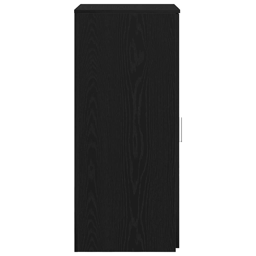 Dulap de depozitare negru 50x45x103,5 cm, lemn stratificat GartenMobel Dekor