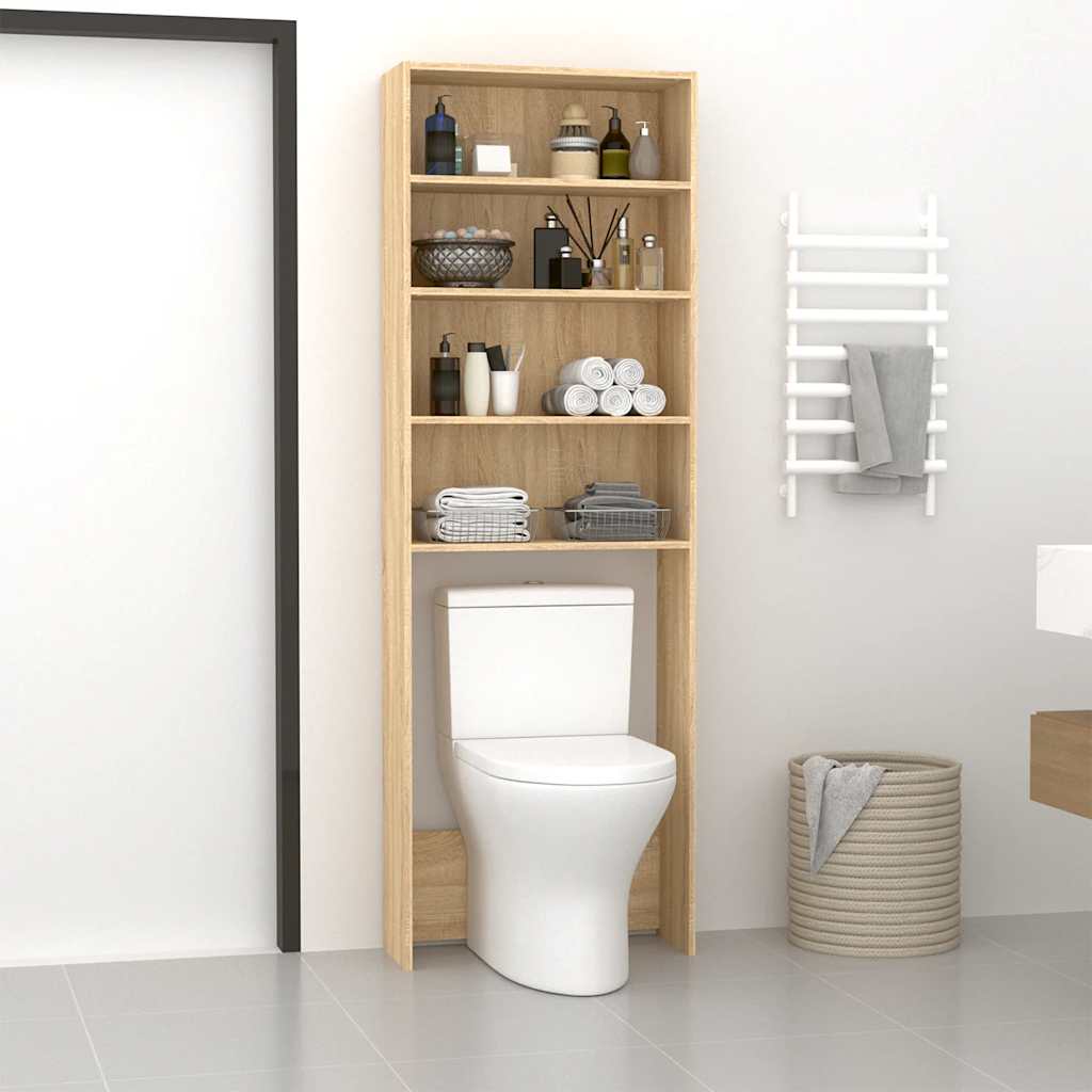 Dulap mașina de spălat, stejar sonoma, 64x24x190 cm GartenMobel Dekor