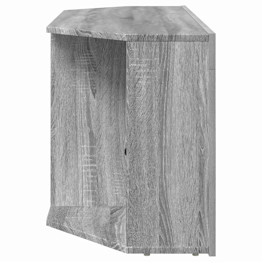 Șifonier LED pentru TV colțar Gri Sonoma 105 x 40 x 68 cm GartenMobel Dekor