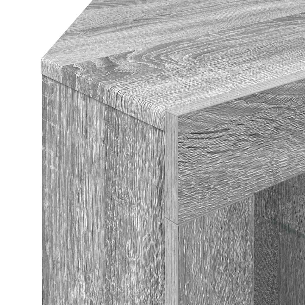 Șifonier LED pentru TV colțar Gri Sonoma 105 x 40 x 68 cm GartenMobel Dekor