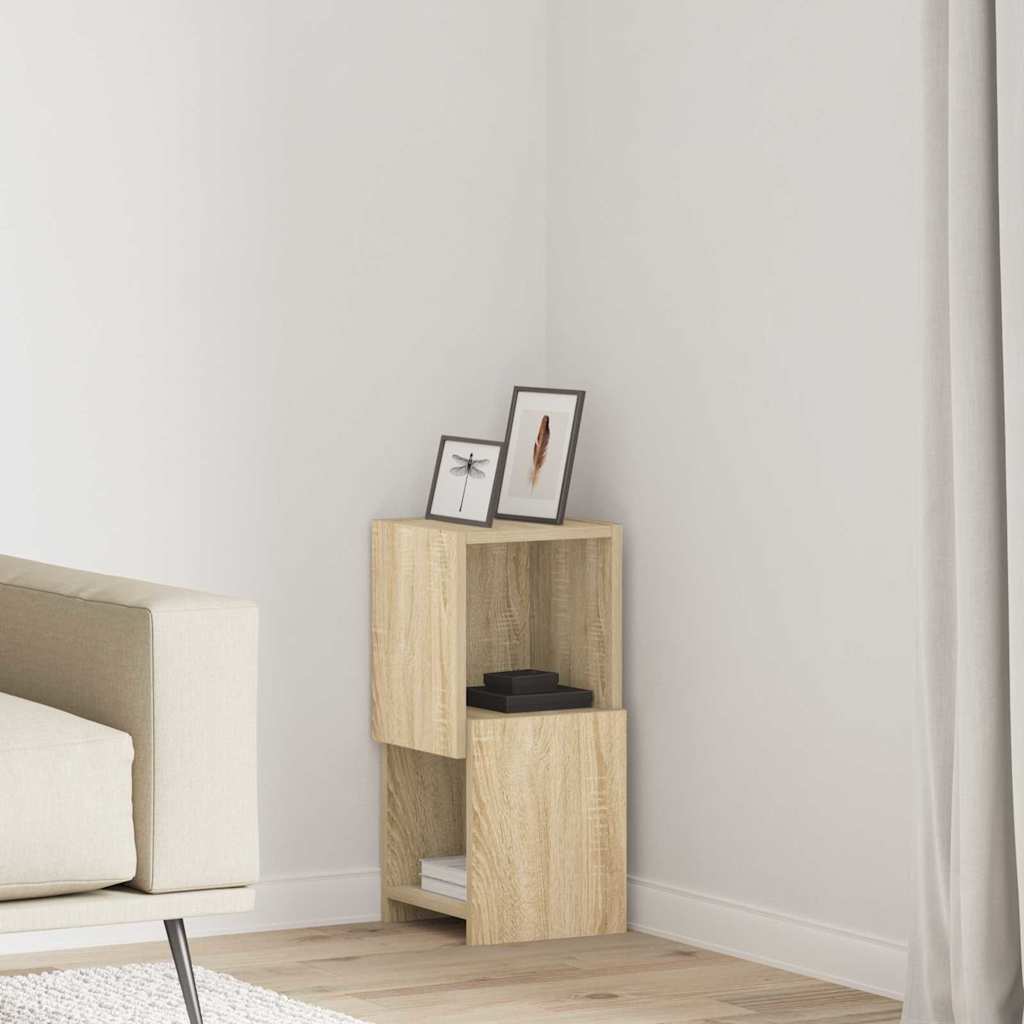 Dulap de colț Alb 25,5x25x55cm Lemn compozit GartenMobel Dekor