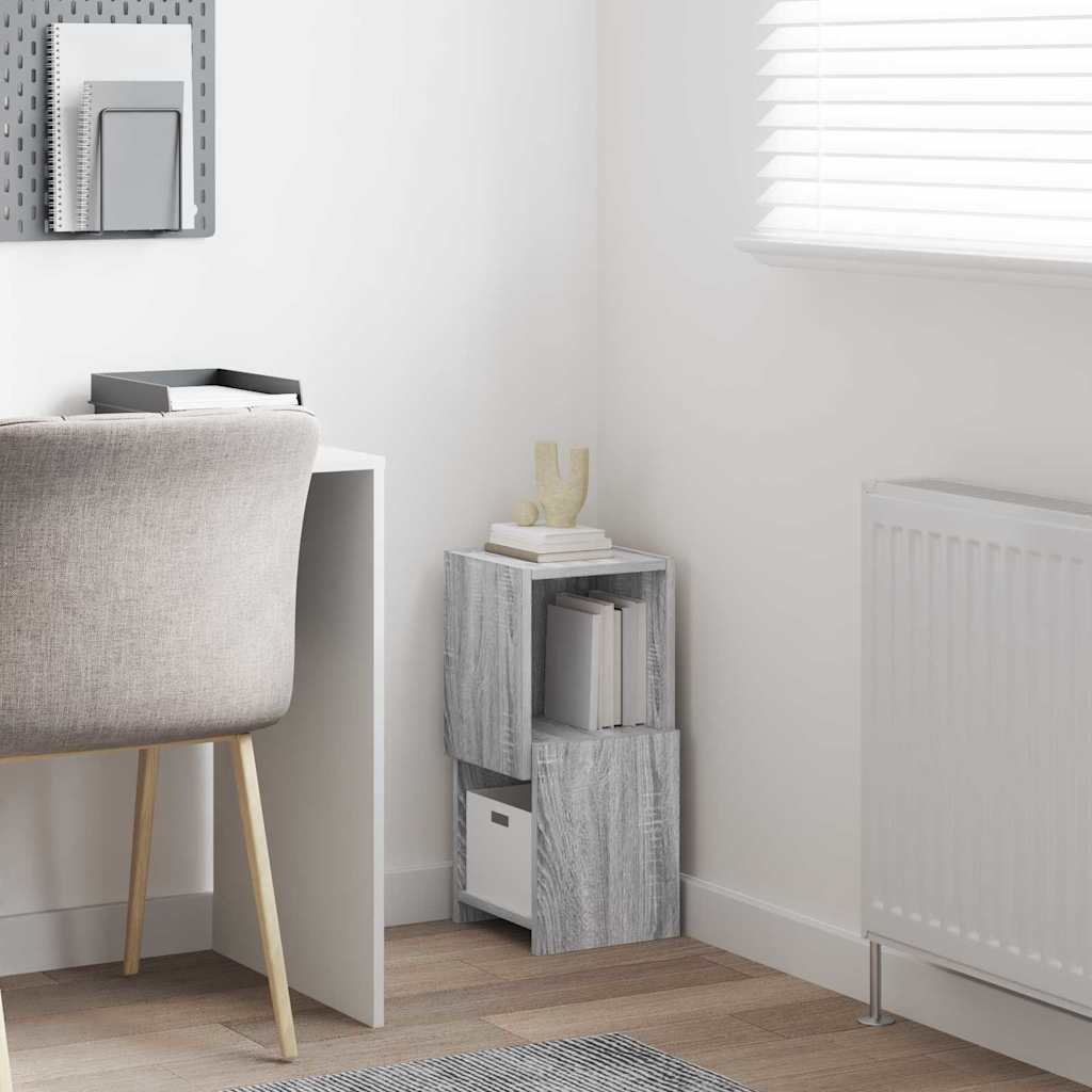 Dulap de colț Alb 25,5x25x55cm Lemn compozit GartenMobel Dekor