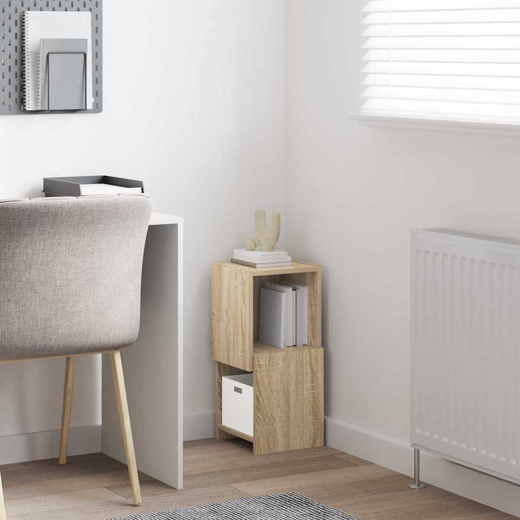 Dulap de colț Alb 25,5x25x55cm Lemn compozit GartenMobel Dekor