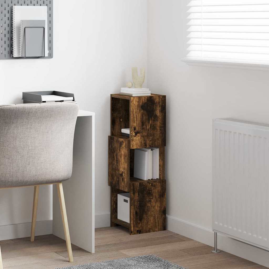 Dulap de colț Alb 25,5x25x80cm Lemn compozit GartenMobel Dekor