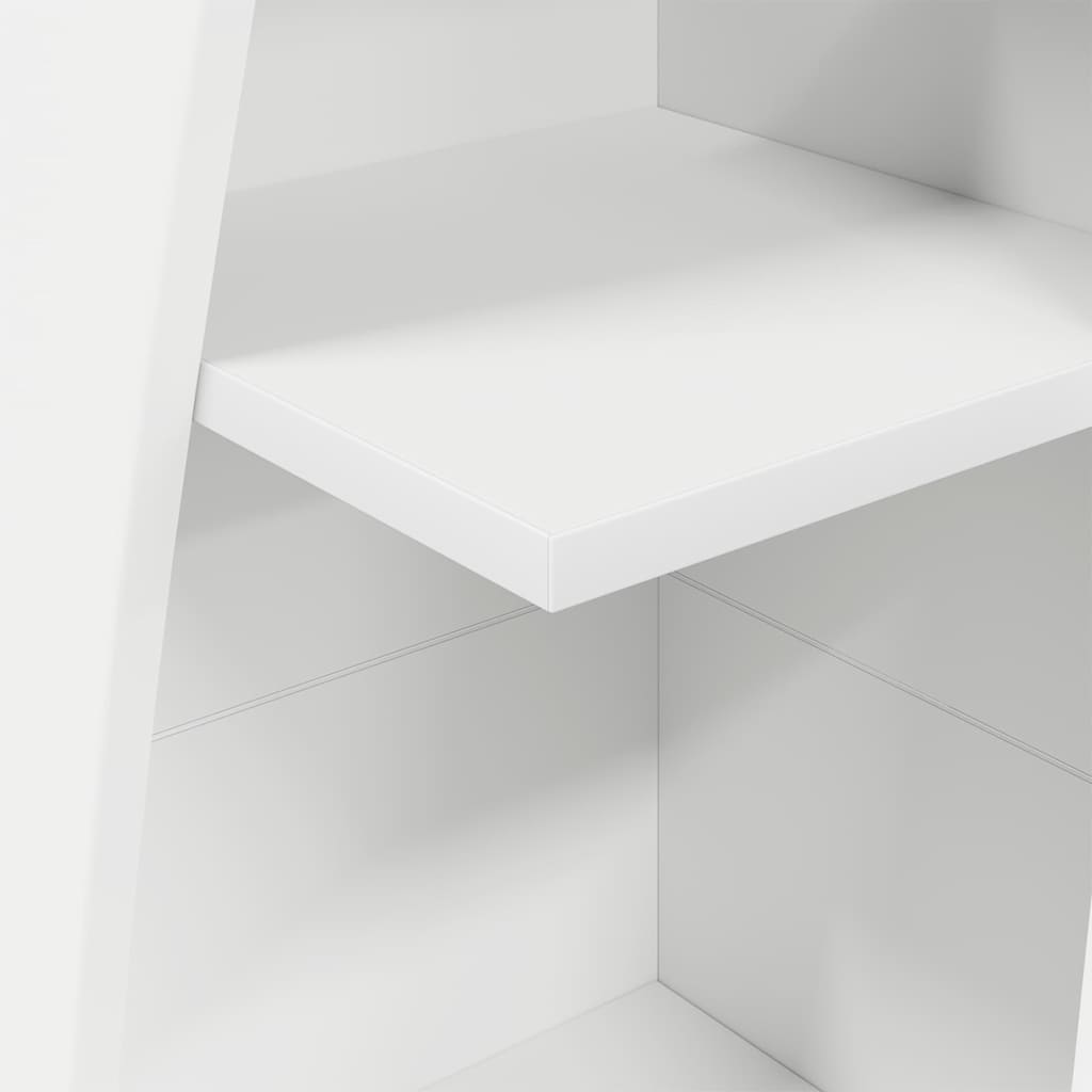 Dulap de colț Alb 27,5x27x140cm Lemn compozit GartenMobel Dekor