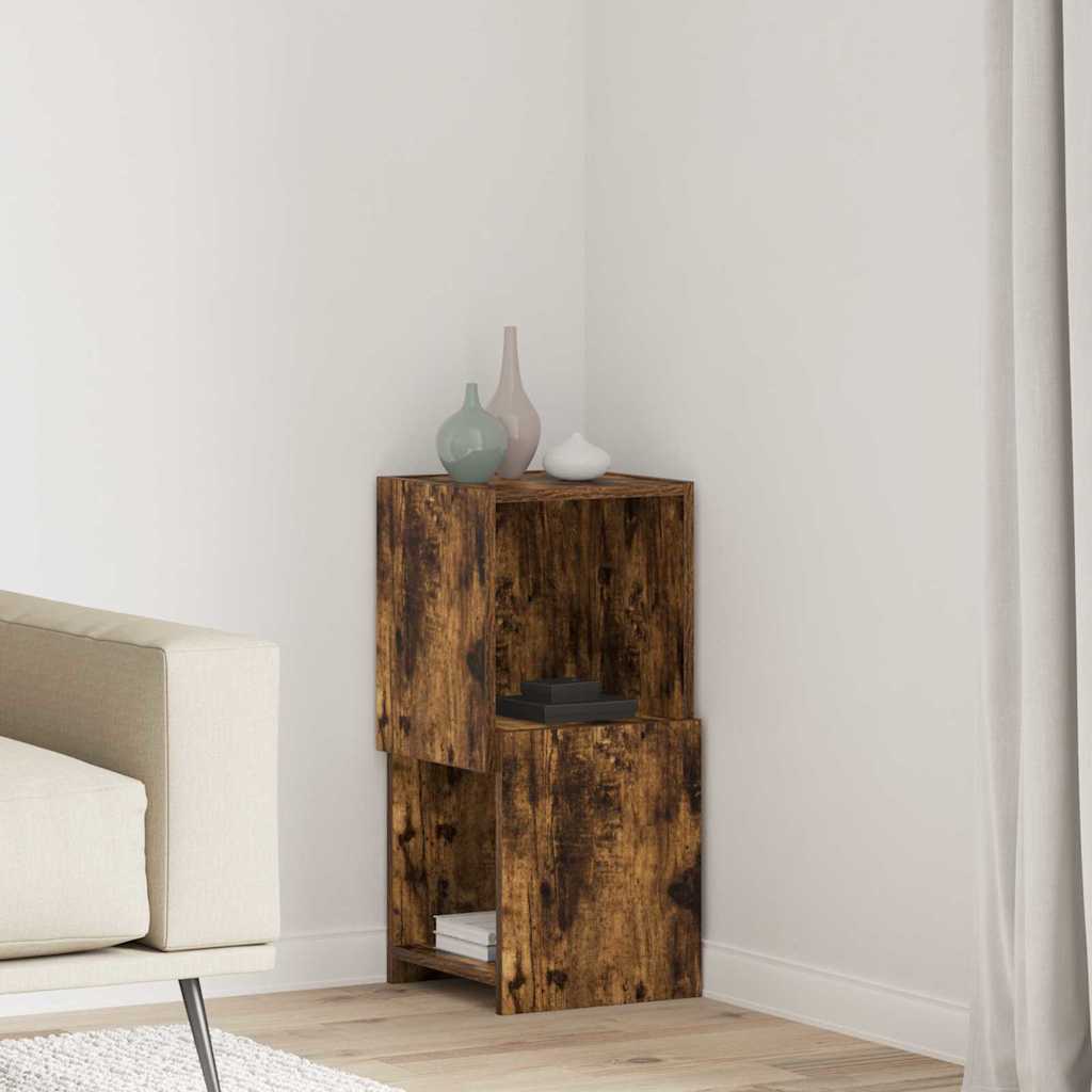 Dulap de colț Alb 30,5x30x65cm Lemn compozit GartenMobel Dekor