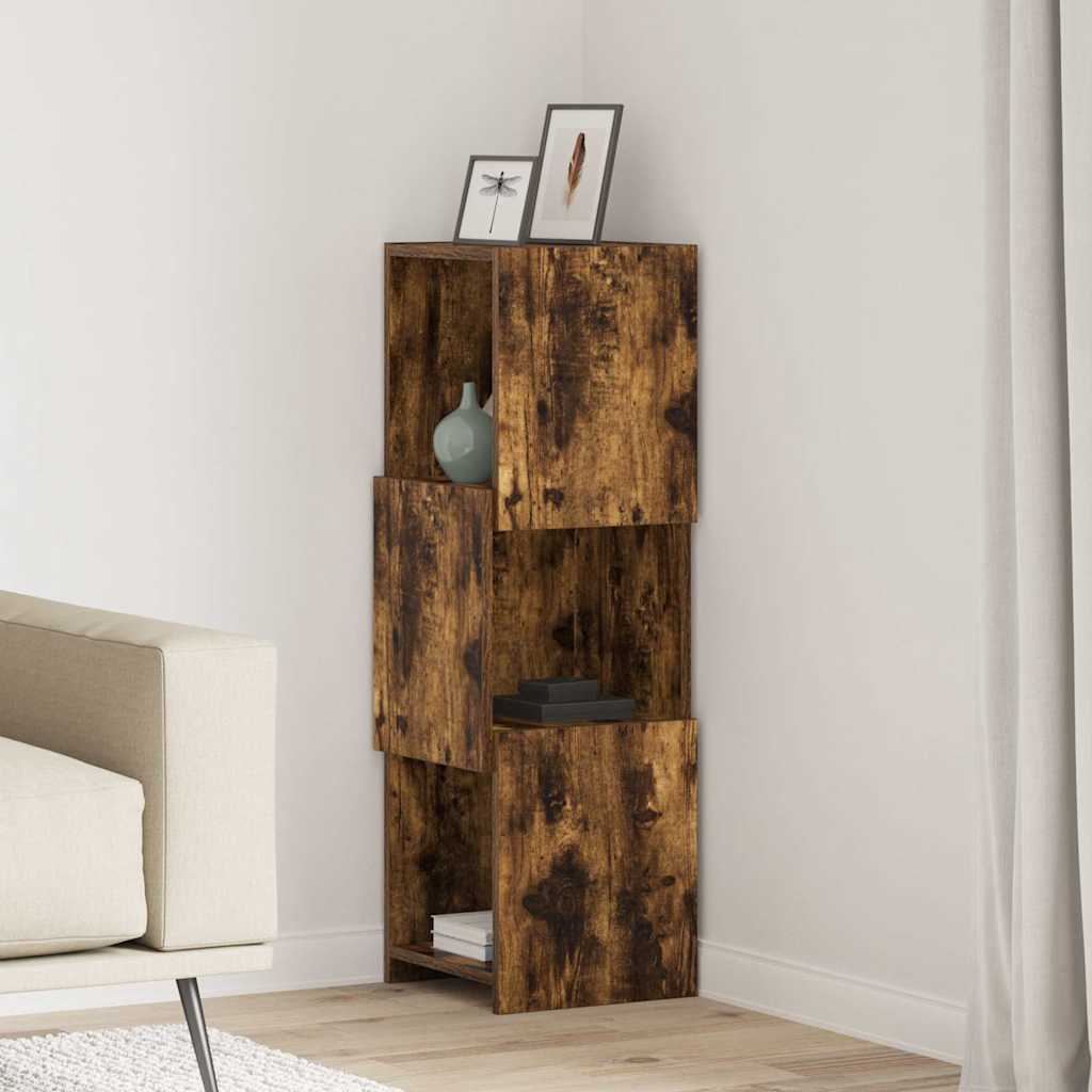 Dulap de colț Alb 30,5x30x95cm Lemn compozit GartenMobel Dekor