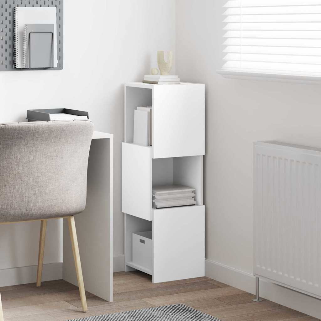 Dulap de colț Alb 30,5x30x95cm Lemn compozit GartenMobel Dekor